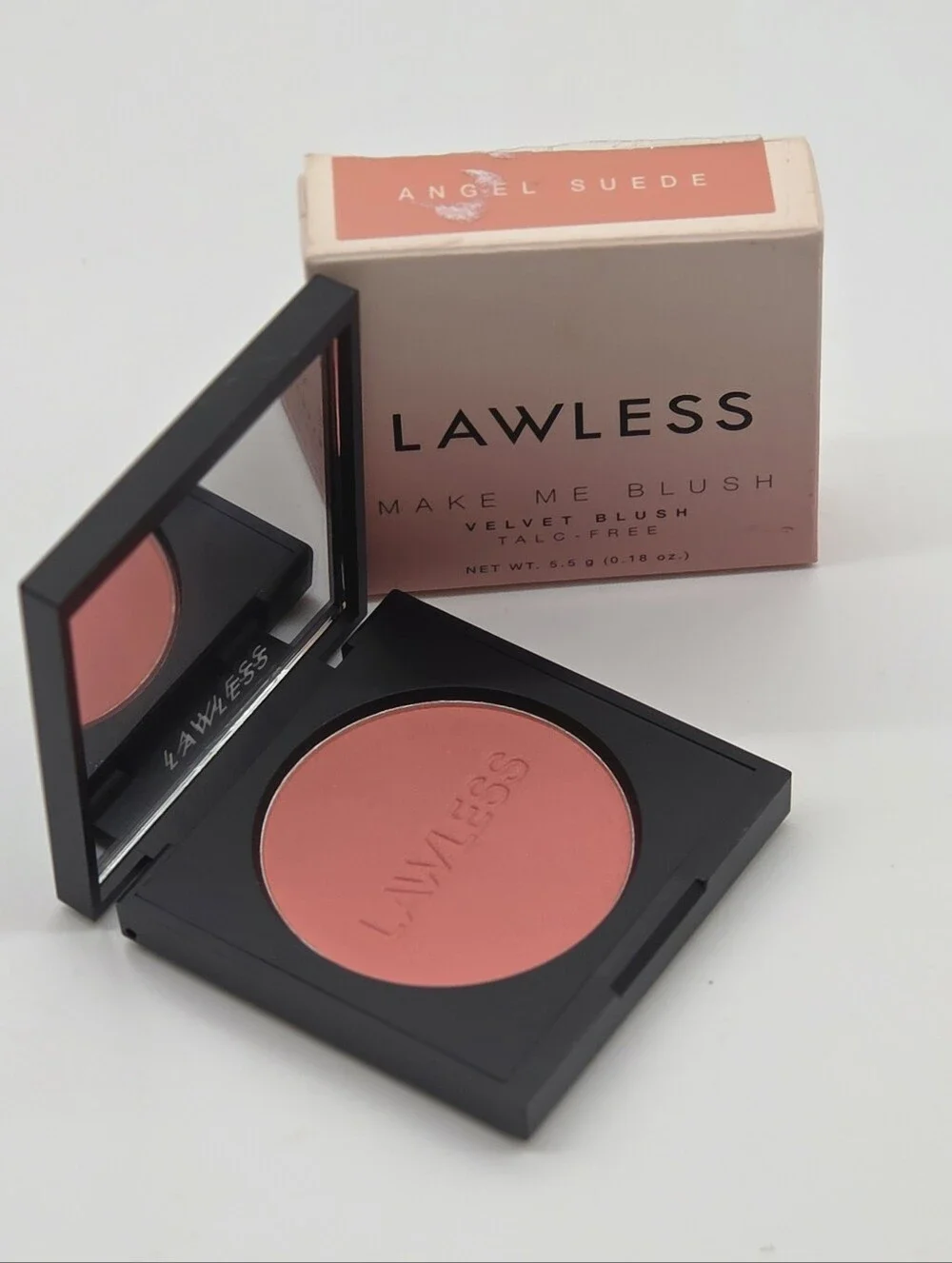 LAWLESS Make Me Blush Velvet Blush — Angel Suede